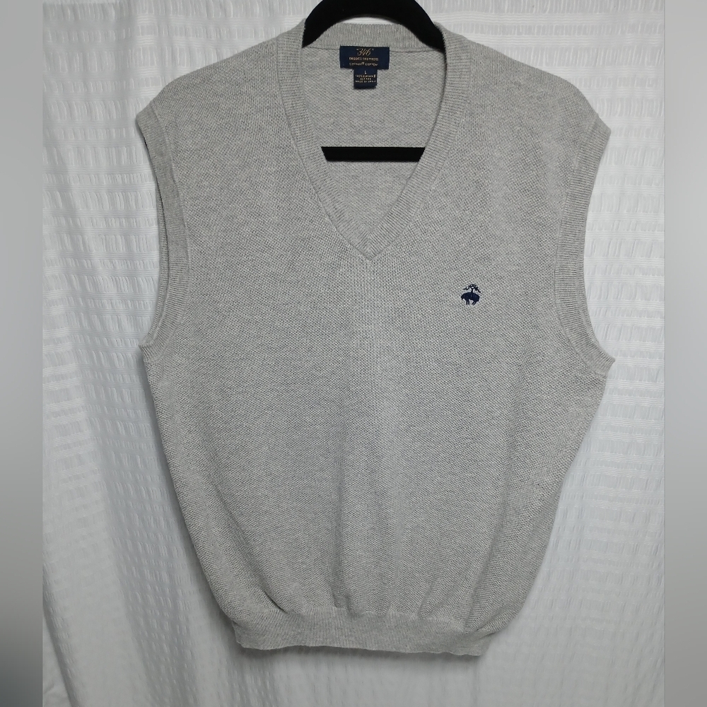 Brooks Brother 100% Cotton Knit Men's Vest. Size L